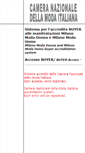 Mobile Screenshot of buyer.cameramoda.it