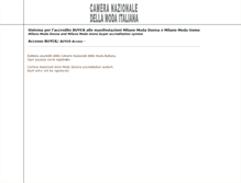 Tablet Screenshot of buyer.cameramoda.it